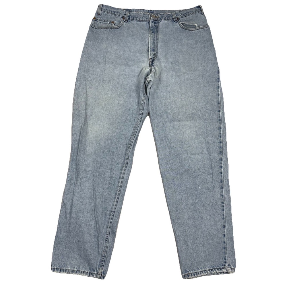 Vintage 90s‎ Levi's 560 Loose Fit Tapered Leg Jeans 38x32 Light Wash Y2K